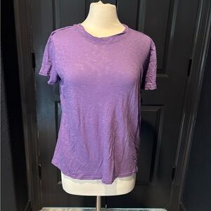 Stateside Purple Relaxed Short Sleeve Tee